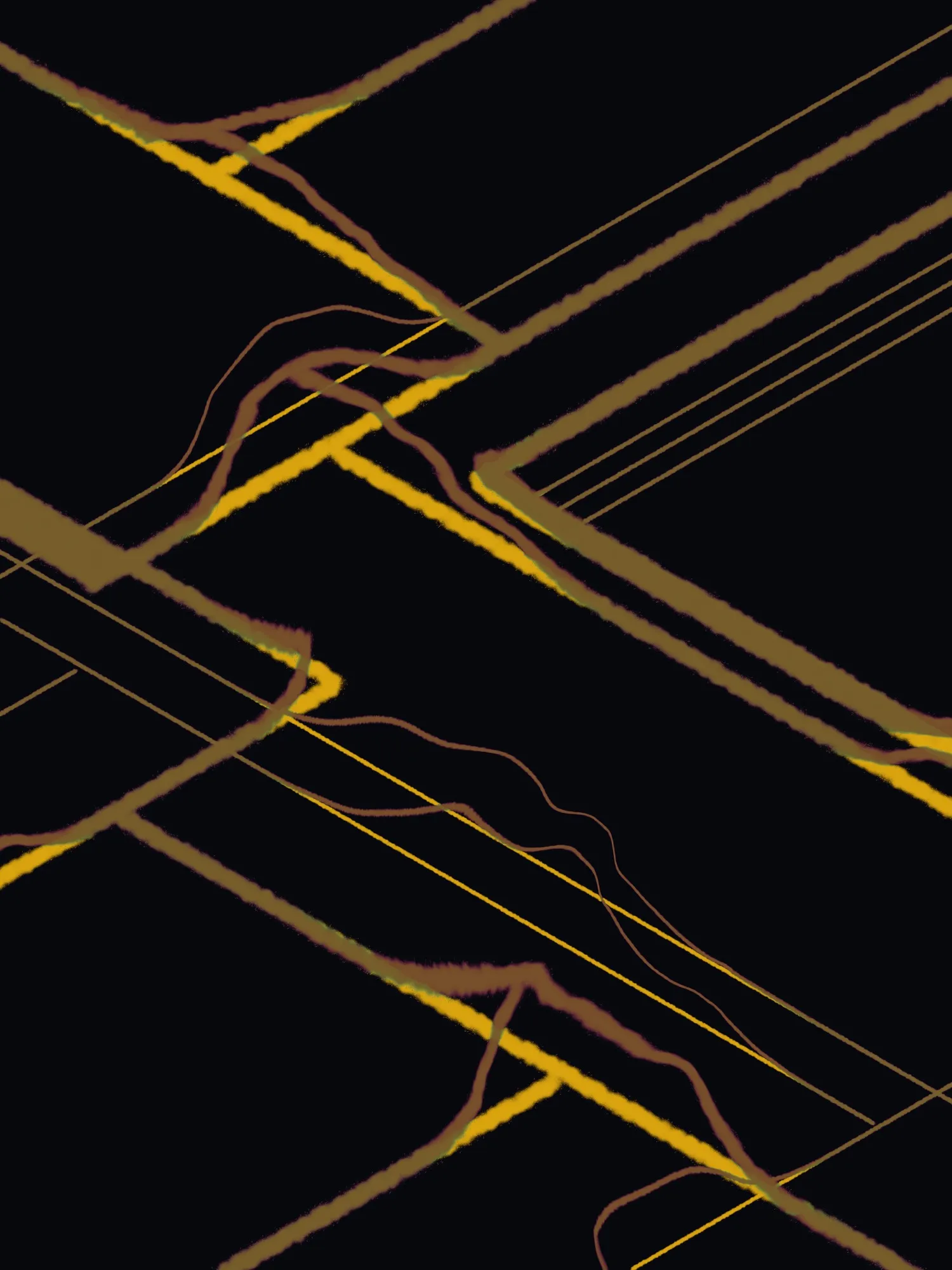 Lithography mask, 2023. Digital art made with Procreate.